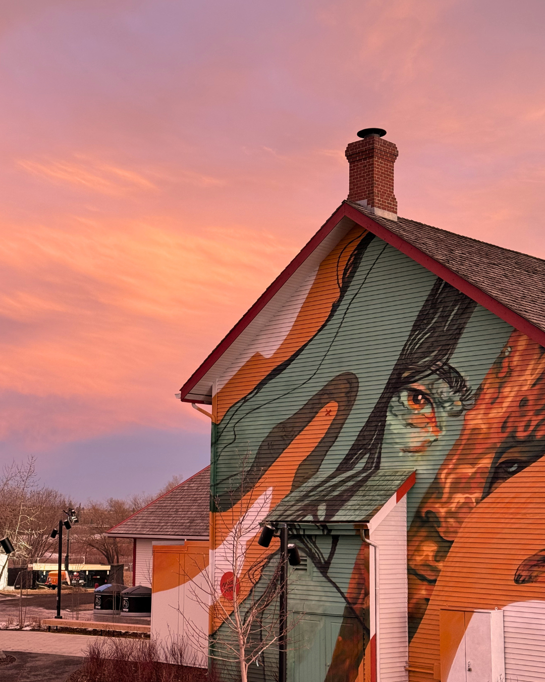 BOW MOTHER III mural by Nicole Wolf
