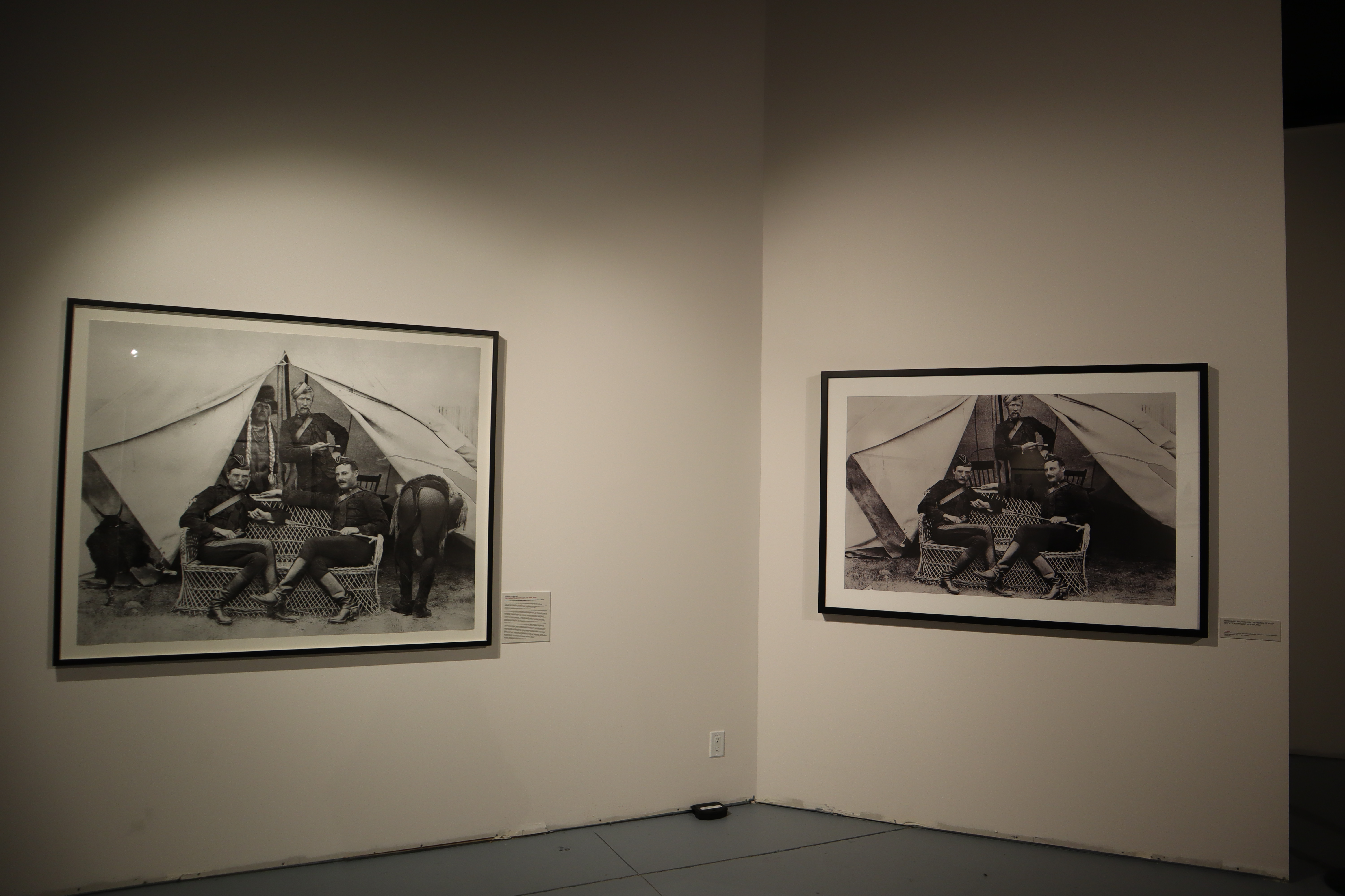Dark Chambers exhibition by Adrian Stimson