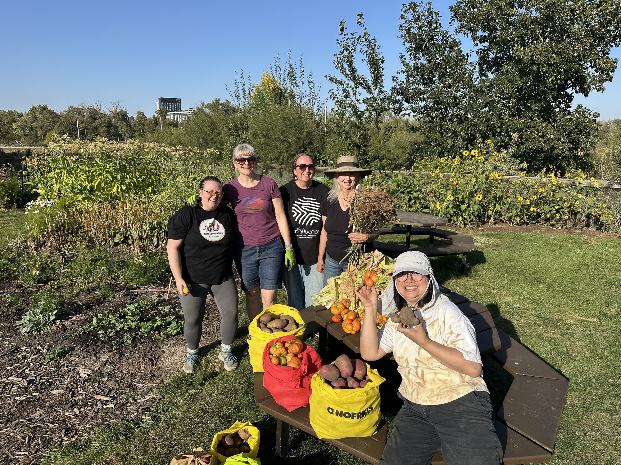 The Confluence Garden partnership with The Alex